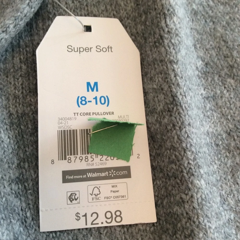 Time & tru women’s sweater warm winter mm - Picture 3 of 5